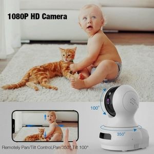 Concio Indoor Security Camera. Pan-Tilt w/ Two-Way Audio. Sound/Motion Detection